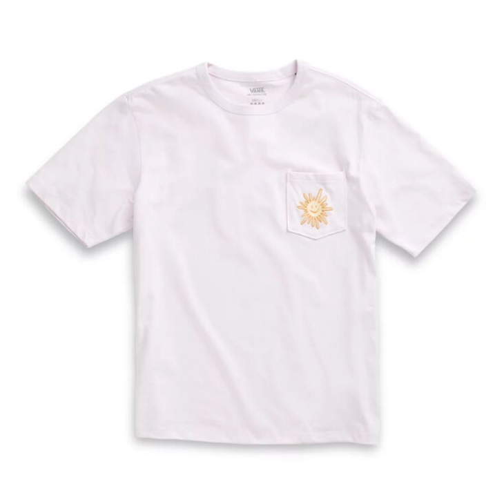 Vans X Skateistan T-shirt Off The Wall Pocket Orchid Ice