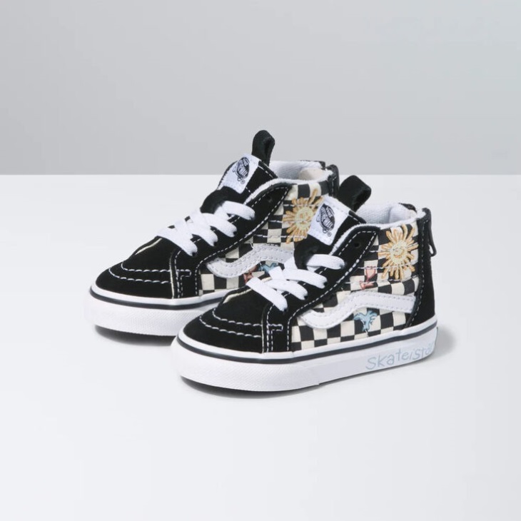 Vans X Skateistan Bambin Sk8-hi Zip Damier
