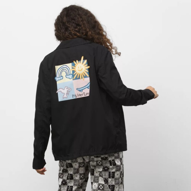 Veste Femme Vans X Skateistan Noir