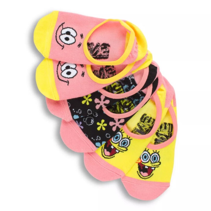 Vans X Bob L'éponge Canoodle Lot De 3 Paires De Chaussettes Best Buddies 4-life Multi