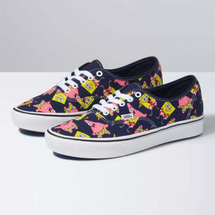 Vans X Spongebob Comfycush Authentique Alohabob Divers
