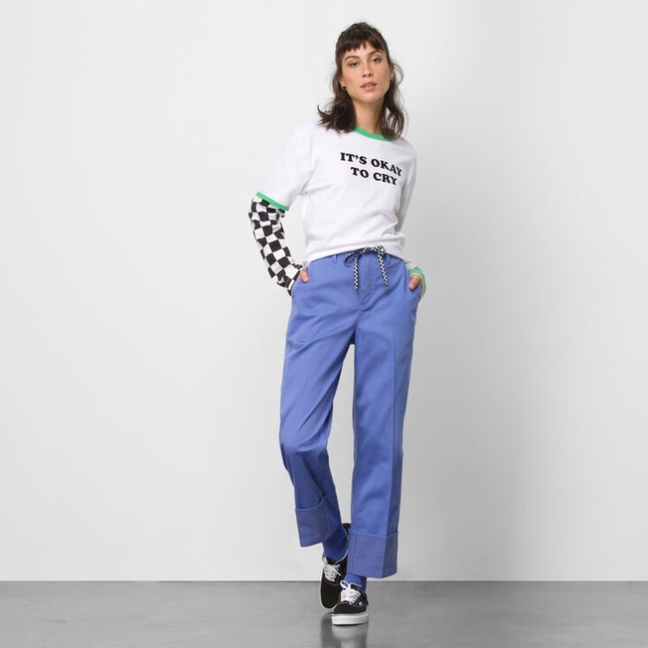 Vans X Whack Authentique Chino Manchette Baja Bleu