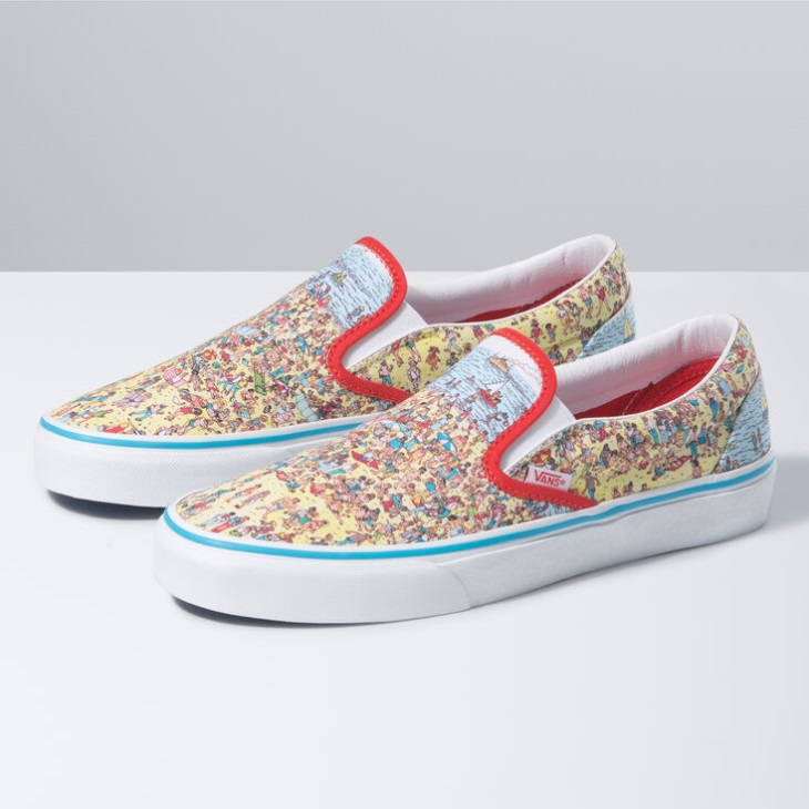 Vans X Wheres Waldo Classic Slip-on Trouver Steve-beach