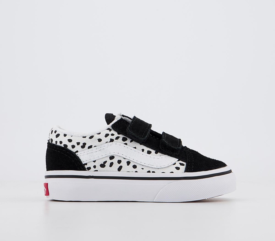 Vans Old Skool Baskets Dalmation Noir Vrai Blanc