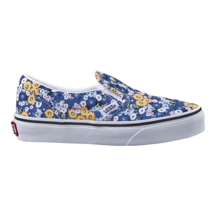 Vans Pre-Skool Classic Chaussures De Skate Pour Enfant Baskets Basses Pour Garçon True Navy-Multi