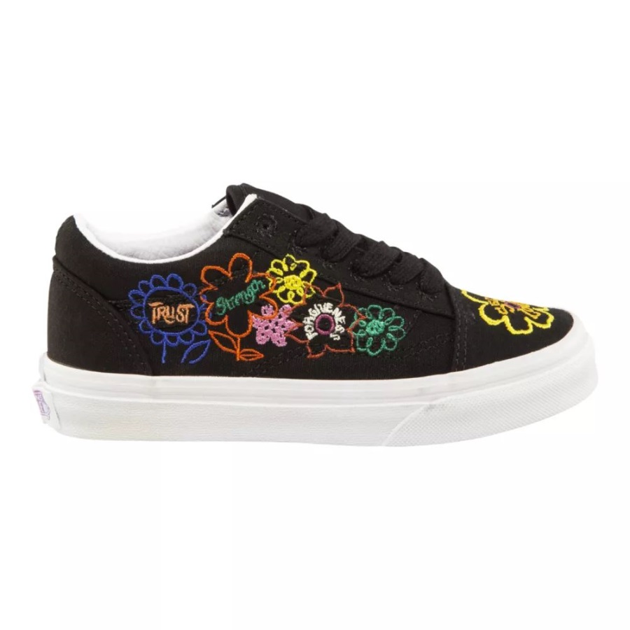 Vans Kids' Pre-skool/grade Skool Cultivate Care Old Skool Chaussures De Skate Sneakers Boys' Garden-true White