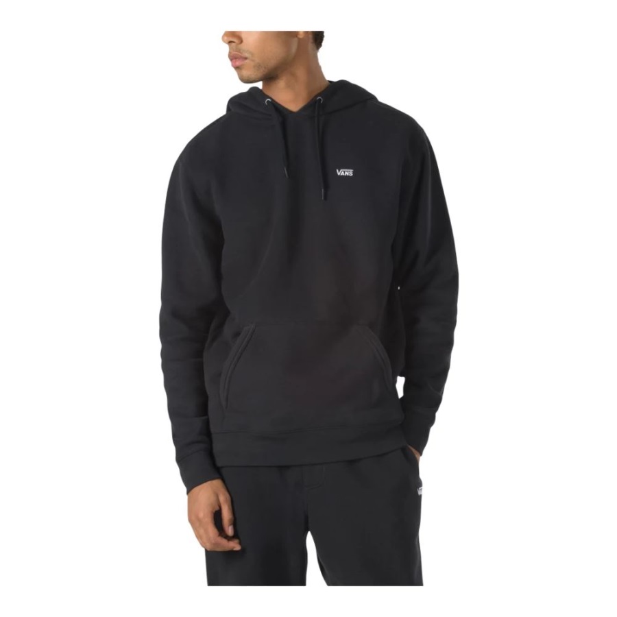 Vans Pull à Capuche Confortable Cush Homme Noir