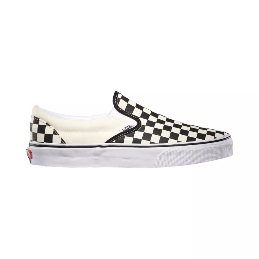 Vans Classic Checkerboard Chaussures De Skate Pour Homme Baskets Basses Décontractées à Enfiler