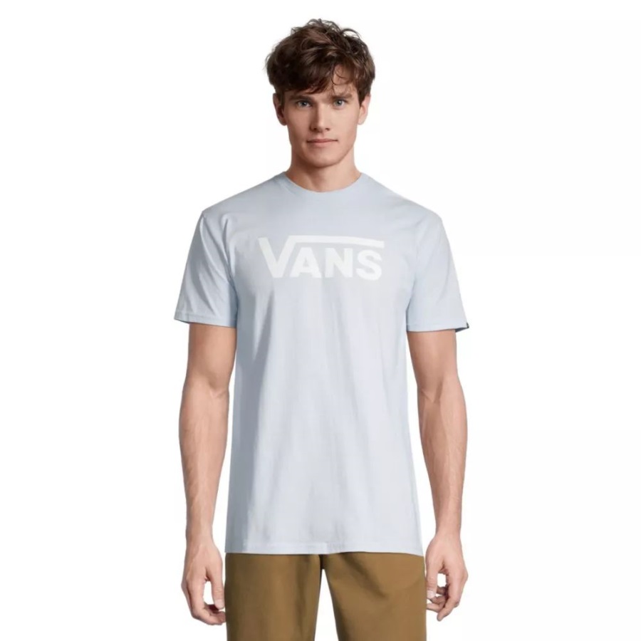 Vans T-shirt Classique Pour Hommes à Manches Courtes Et Col Rond En Coton Graphique Ballade Bleu