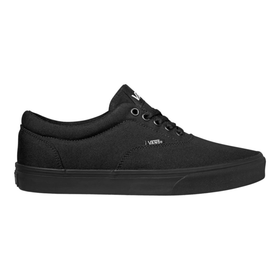 Vans Doheny Chaussures De Skate Homme Baskets Casual Toile Légère Noir-noir