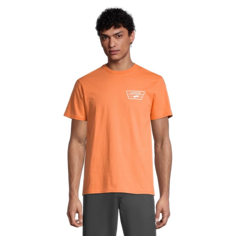 Vans T-shirt à Manches Courtes Et Col Ras Du Cou Pour Homme En Coton Graphique Melon