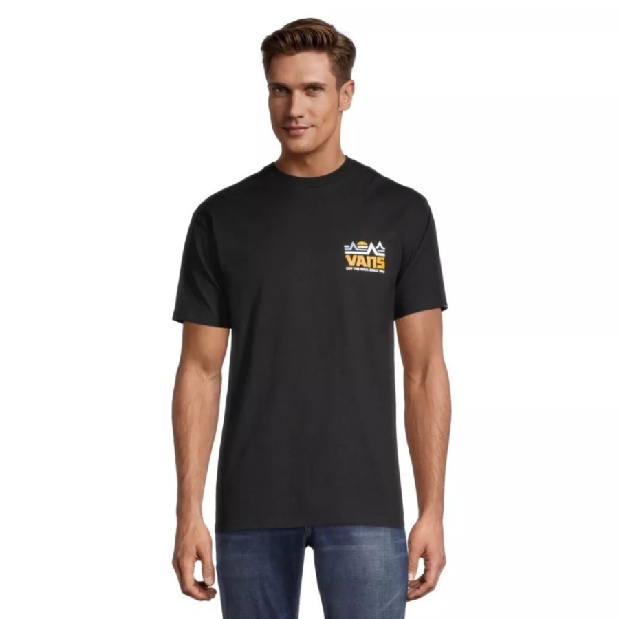 Vans Mt. T Shirt Manches Courtes Col Rond Coton Blanc Antique