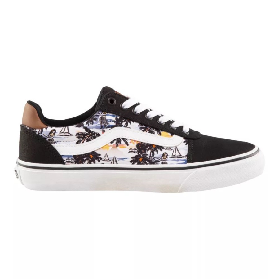 Vans Ward Deluxe Chaussures De Skate Homme Noir-blanc
