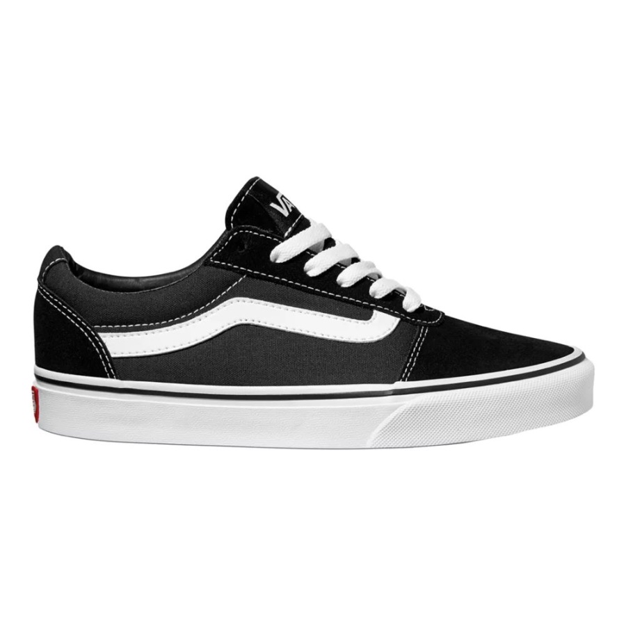 Vans Femme Ward Skate Chaussures Baskets Basses Casual Blanc-blanc