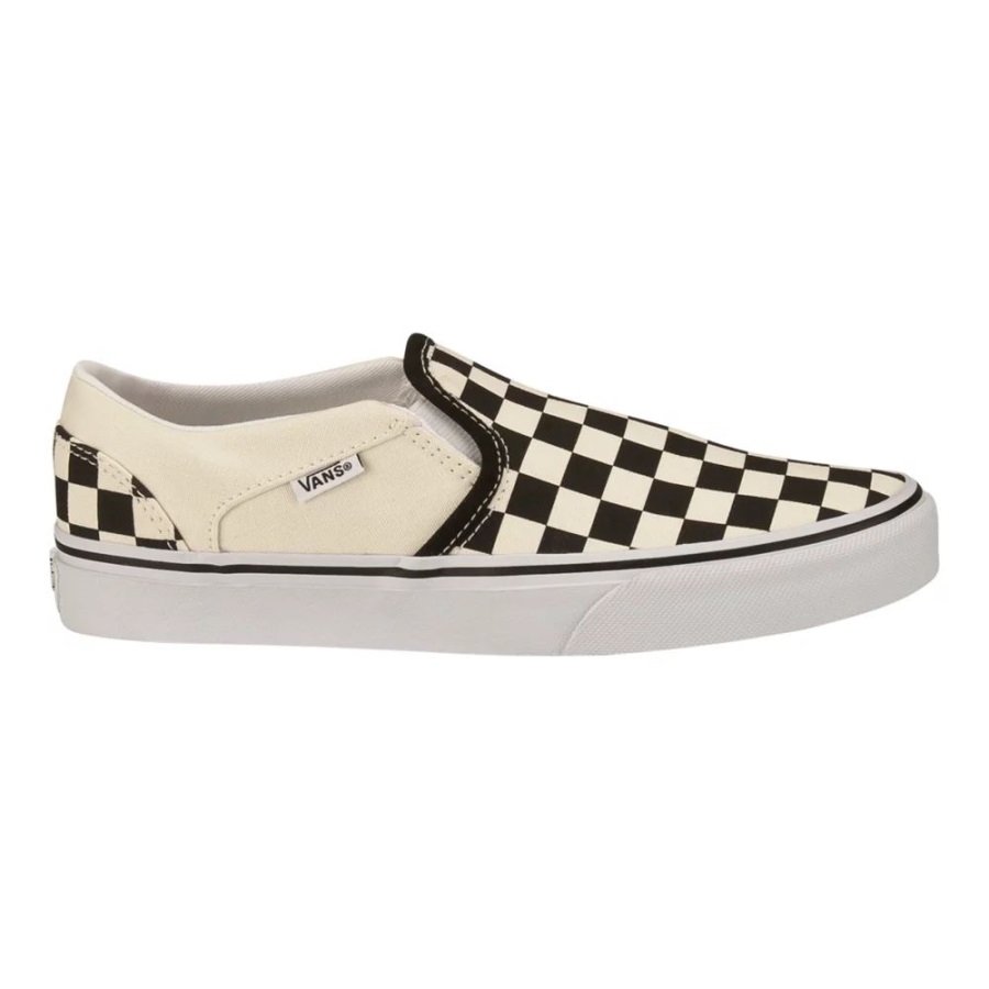 Vans Chaussures De Skate Asher Pour Femme, Baskets à Enfiler Décontractées Pour Fille