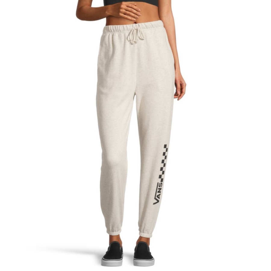 Vans Pantalon De Survêtement Femme Tableau Noir Avoine Chiné