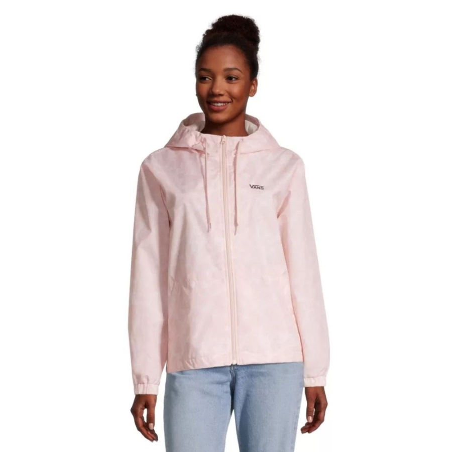 Vans Veste Kick Start Coupe-vent à Fermeture éclair Intégrale Peach Whip