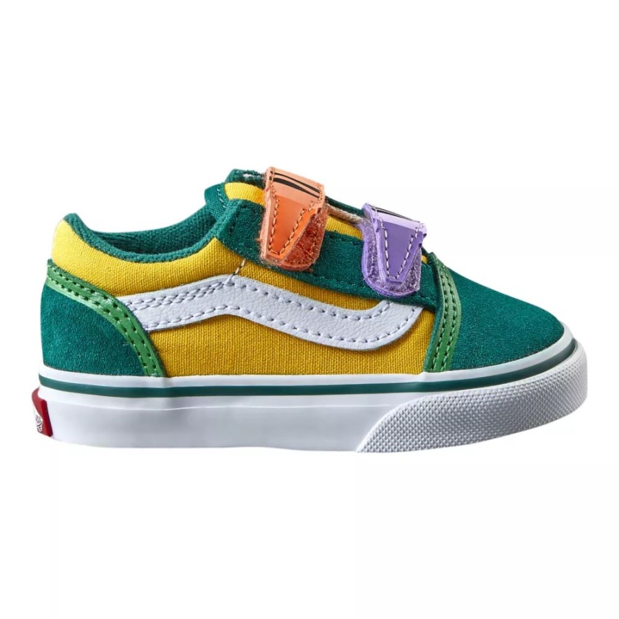 Vans X Crayola Chaussures De Skate Old Skool V Pour Tout-petit Enfant Crayola Prêt à L'emploi