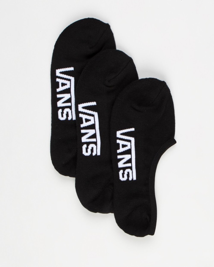 Vans Classic Super No-show 3 Paires De Chaussettes Noir