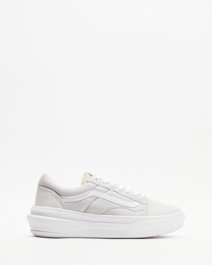 Vans Old Skool Overt Cc - Unisexe Gris Clair-blanc