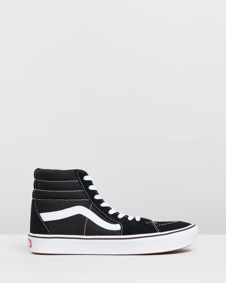 Vans Comfycush Sk8 Hi Classic Noir-true White