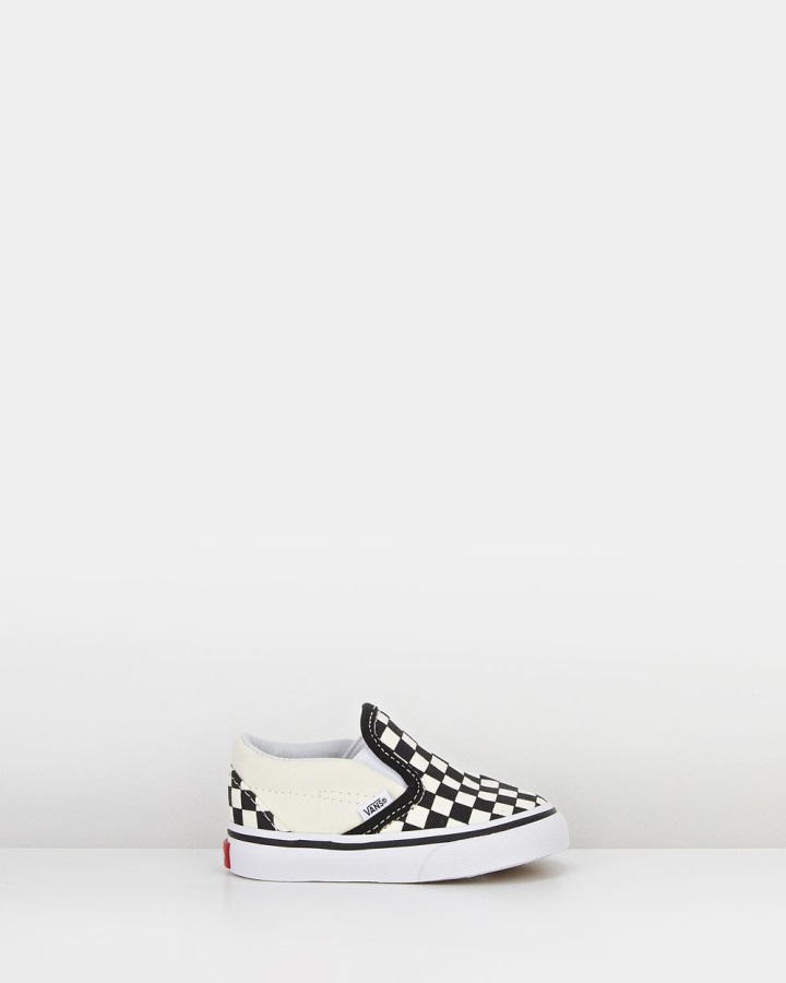 Vans Classic Slip Ons Bébé Noir-blanc