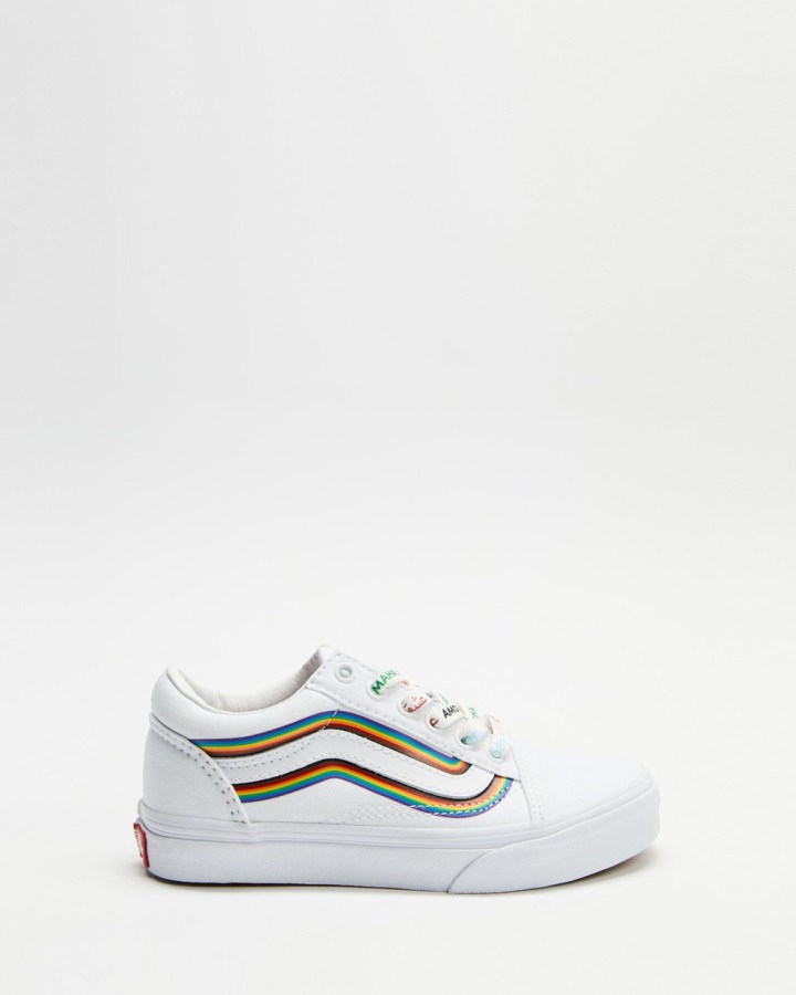 Vans Old Skool Pride - Enfant Blanc-true White