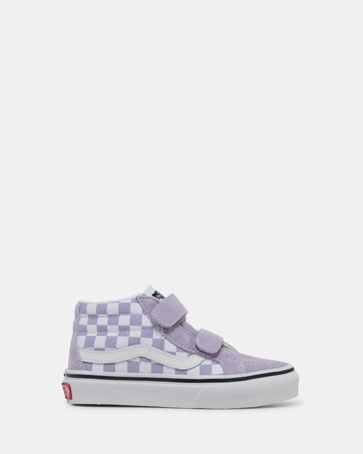 Vans Sk8-mid Reissue V Jeunesse Lavande-blanc