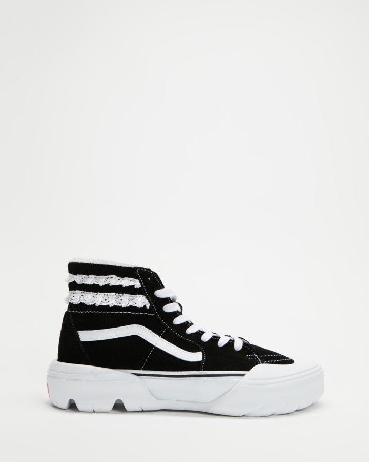 Vans X Sandy Liang Sk8-hi Tapered - Unisexe Noir-blanc