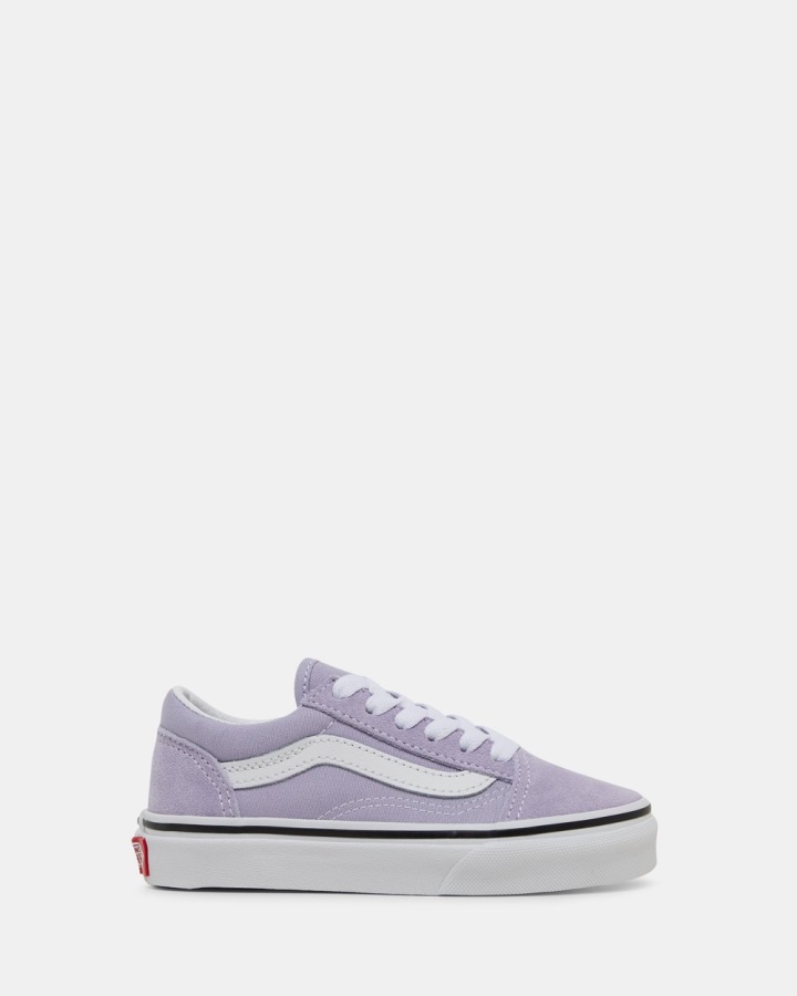 Vans Old Skool Daim Jeunesse Lavande-blanc