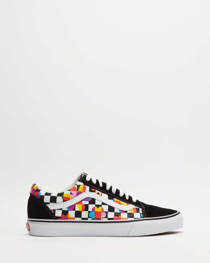 Vans Old Skool - Unisexe Fleuri-vrai Blanc