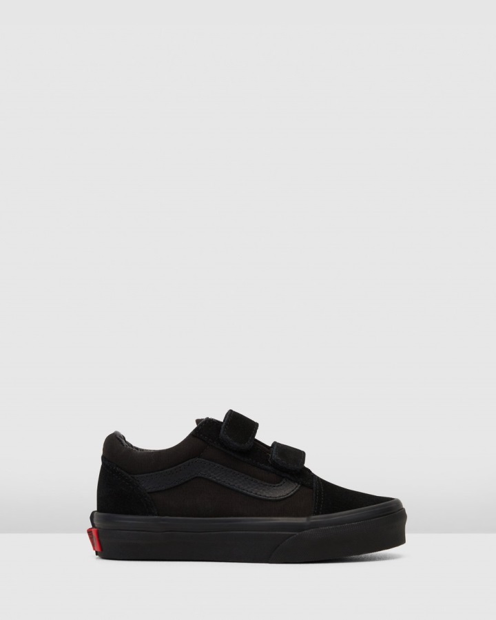 Vans Old Skool V Jeunesse Noir-noir