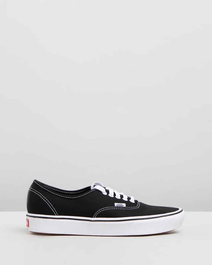 Vans Comfycush Authentique - Unisexe Noir-true White