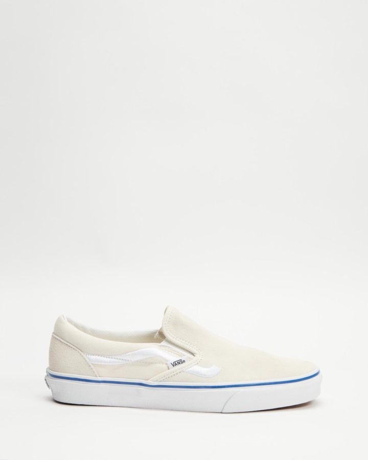 Vans Classic Slip-on Sidetripe - Marshmallow Unisexe