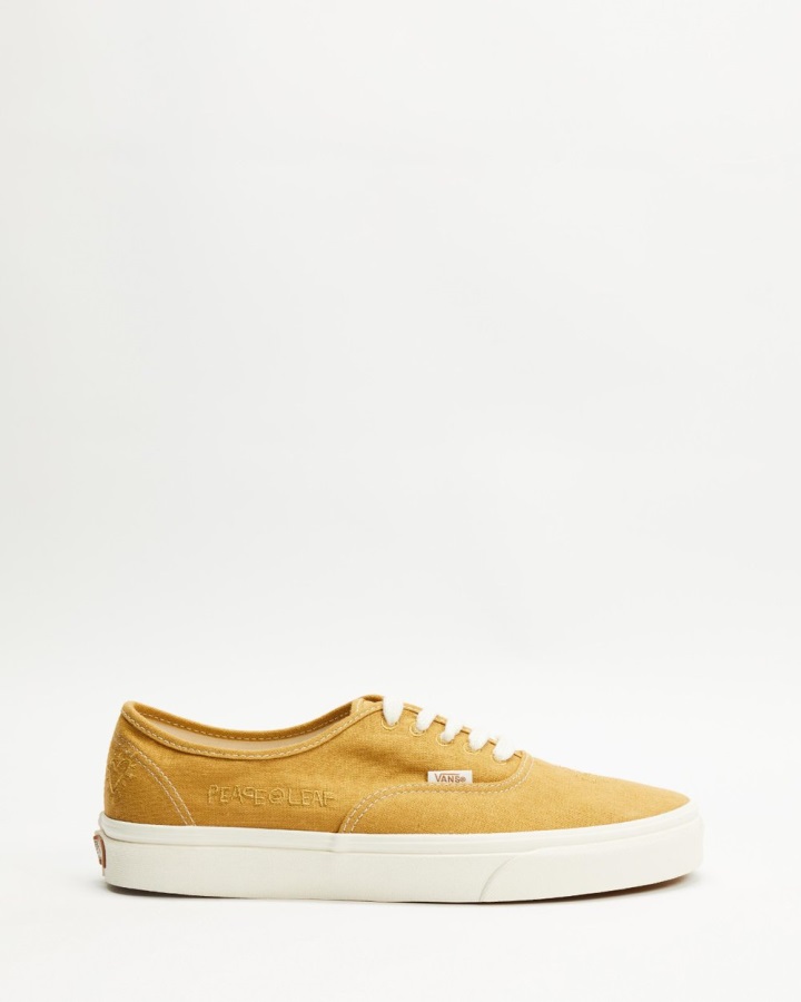 Vans Eco Theory Authentique Chaussures Moutarde Or-true Blanc