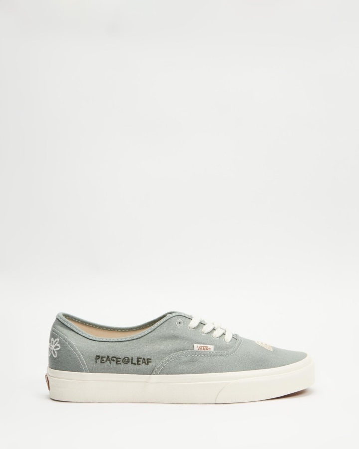 Vans Eco Theory Chaussures Authentiques - Unisexe Vert Milieu-marshmallow